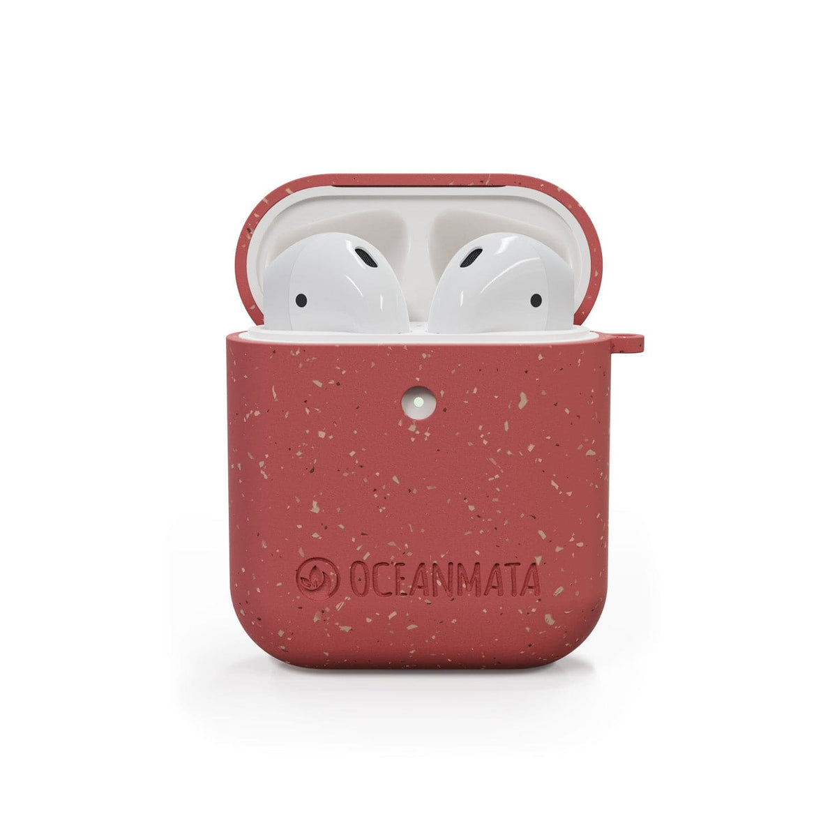 sustainable Apple AirPod Case 1/2 "CORAL" - cover - red