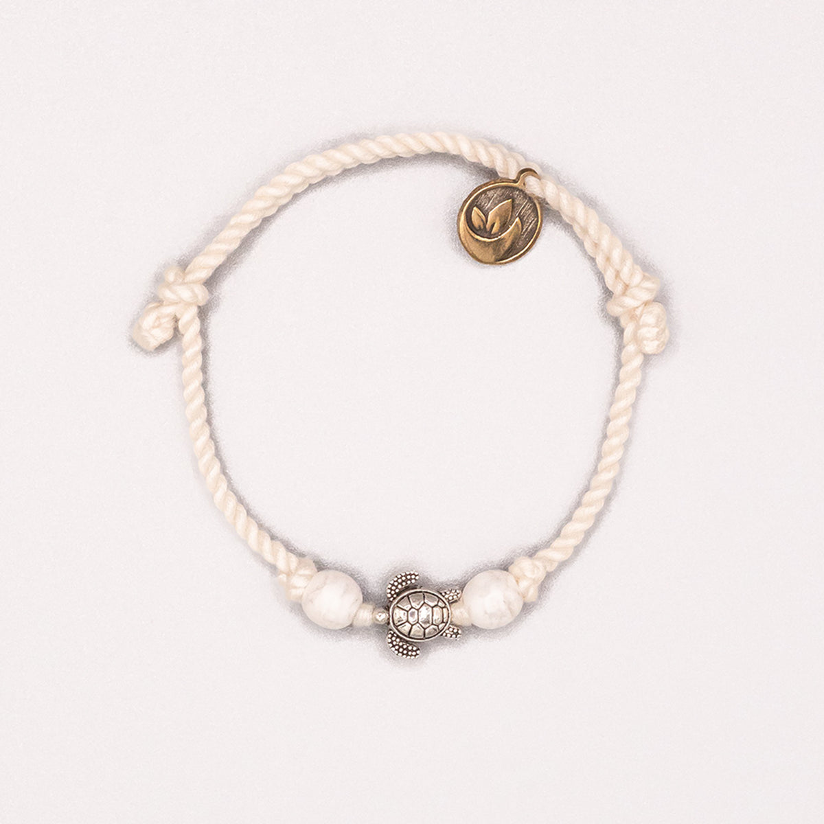 Bracelet white "TURTLE"