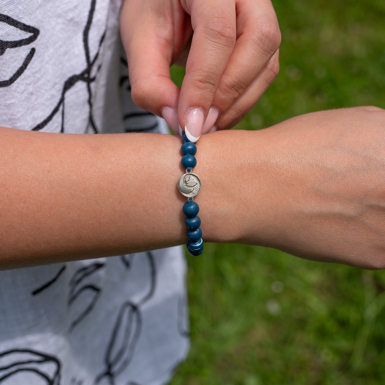 Blue bracelet "DOLPHIN"