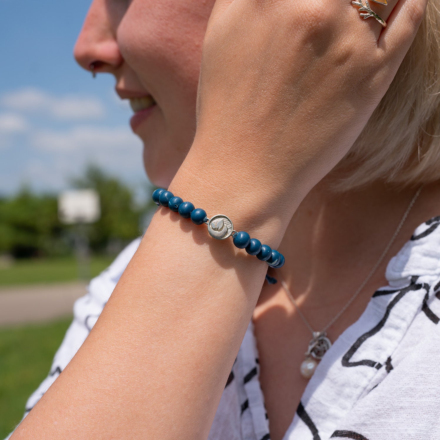 Blue bracelet "DOLPHIN"