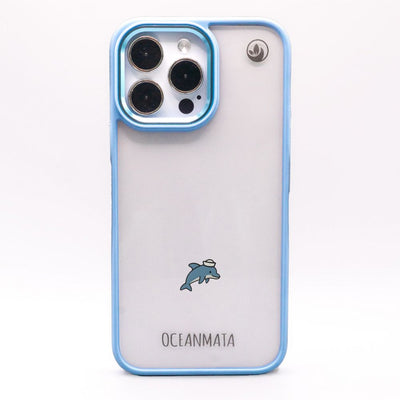 Samsung S25 Ultra Case - Dolphin Blue - "Captain Dolphin" - sustainable