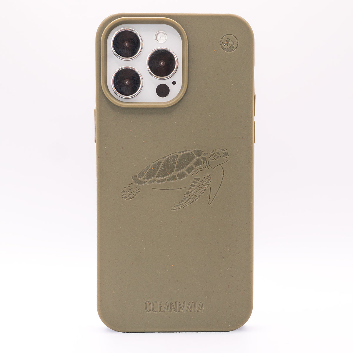 iPhone 15 pro case - green - "TURTLE" - sustainable