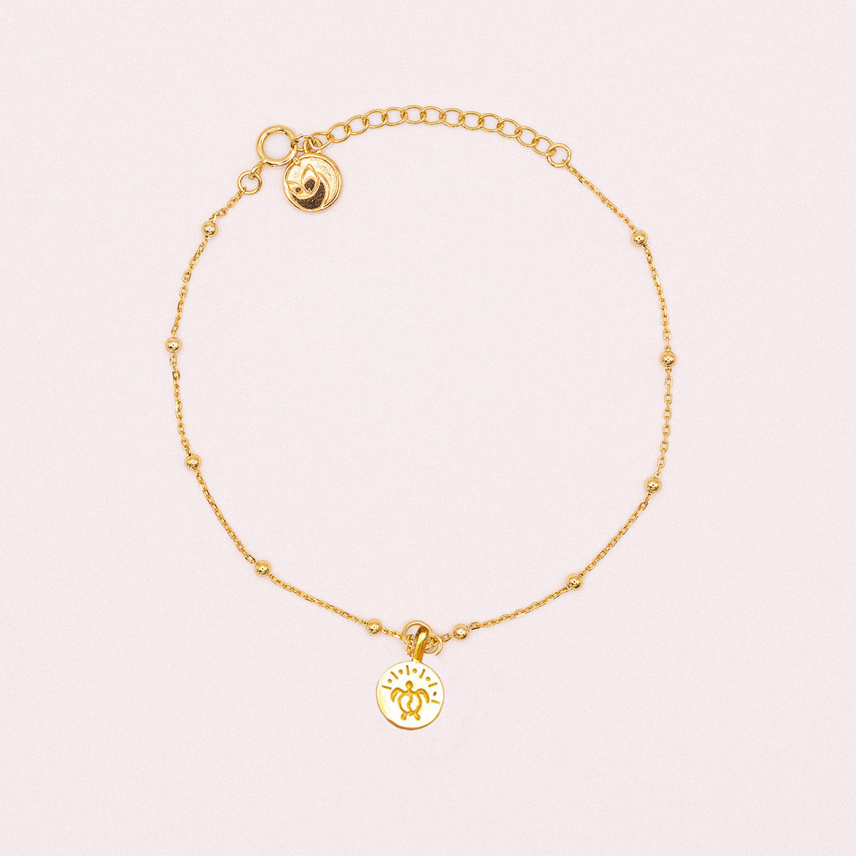 Anklet "GREEN TURTLE"