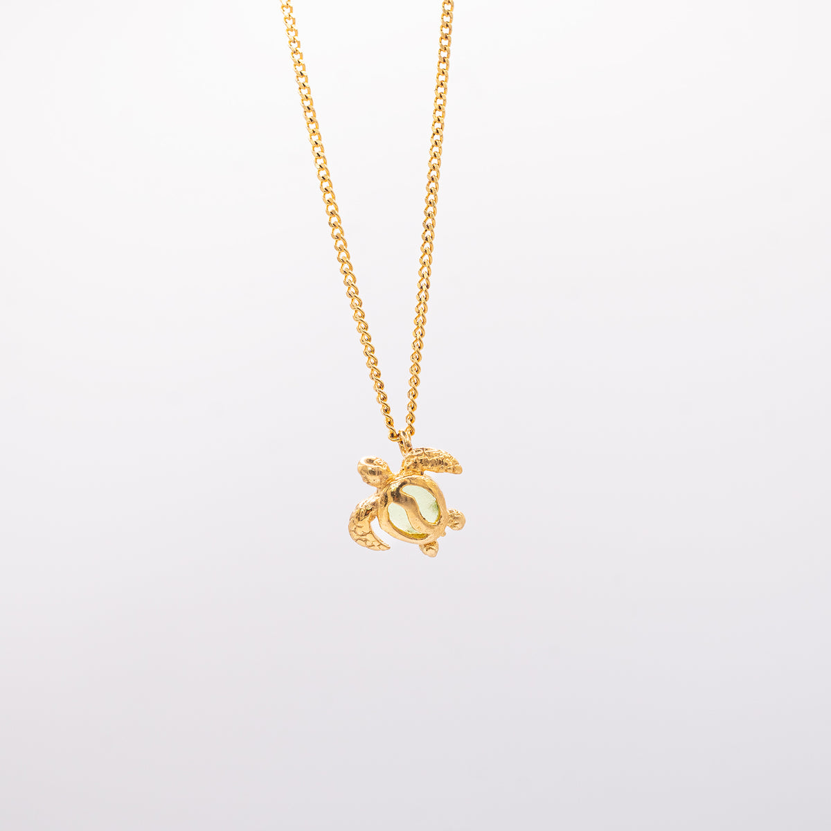Necklace "GREEN TURTLE"