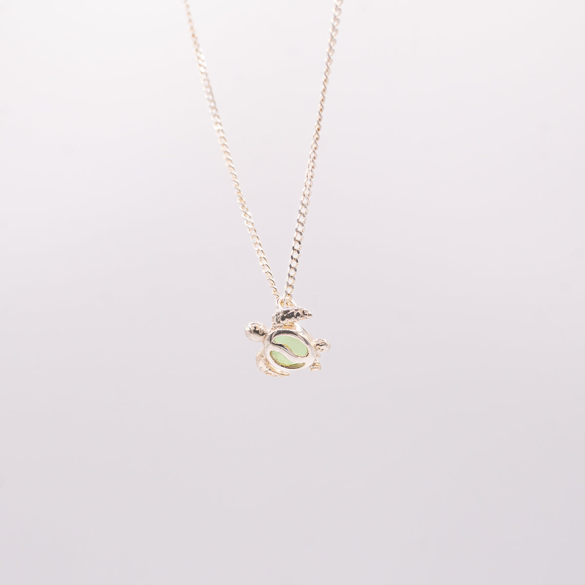 Necklace "GREEN TURTLE"