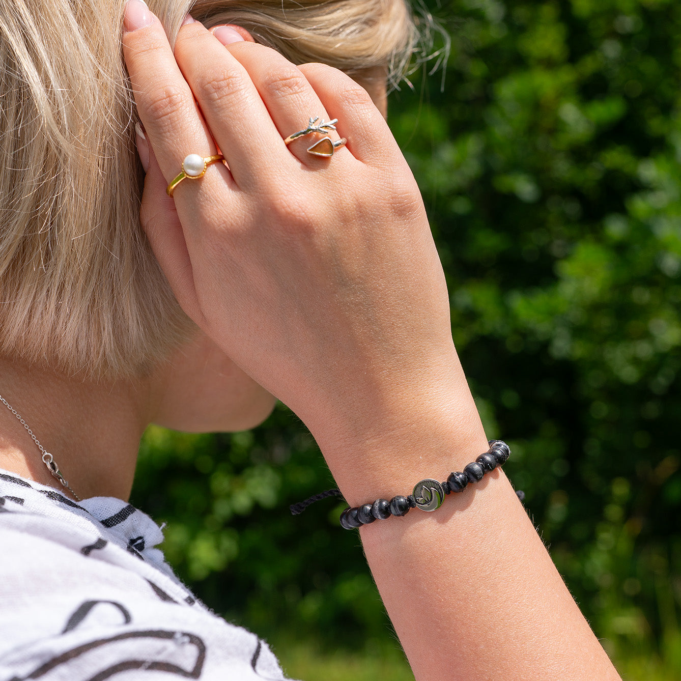 Bracelet black "OCEAN PLASTIC"
