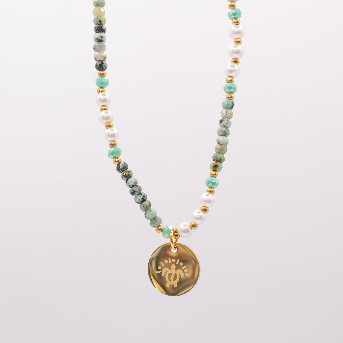 Turtle Stone Necklace