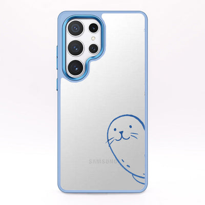 Samsung S24+ case - seal blue - "Robby" - sustainable