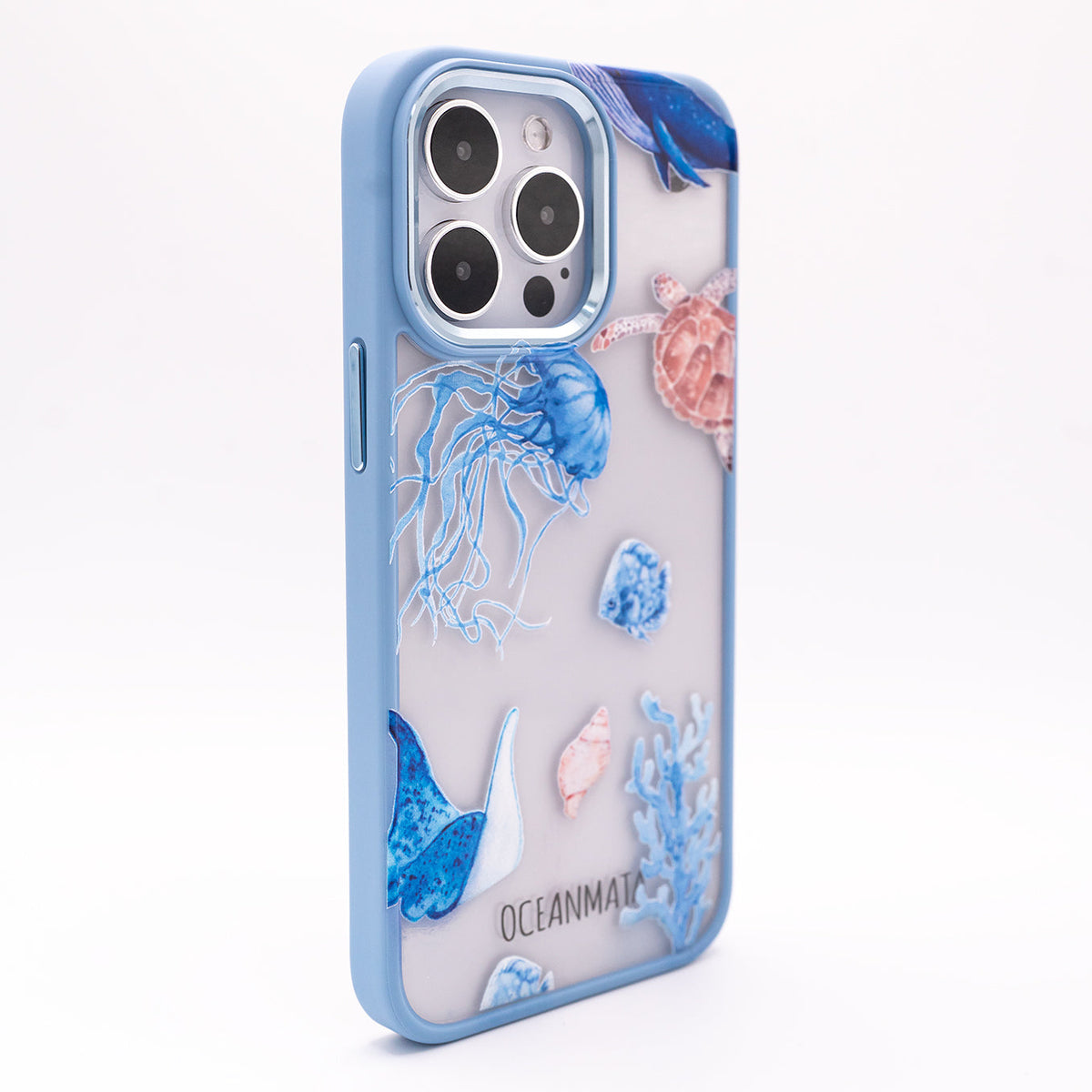 iPhone 13 pro Hülle - Schildkröte bunt - "Turtle & Friends" - nachhaltig