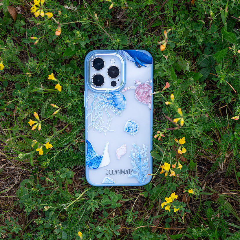 iPhone 15 pro max Hülle - Schildkröte bunt - "Turtle & Friends" - nachhaltig