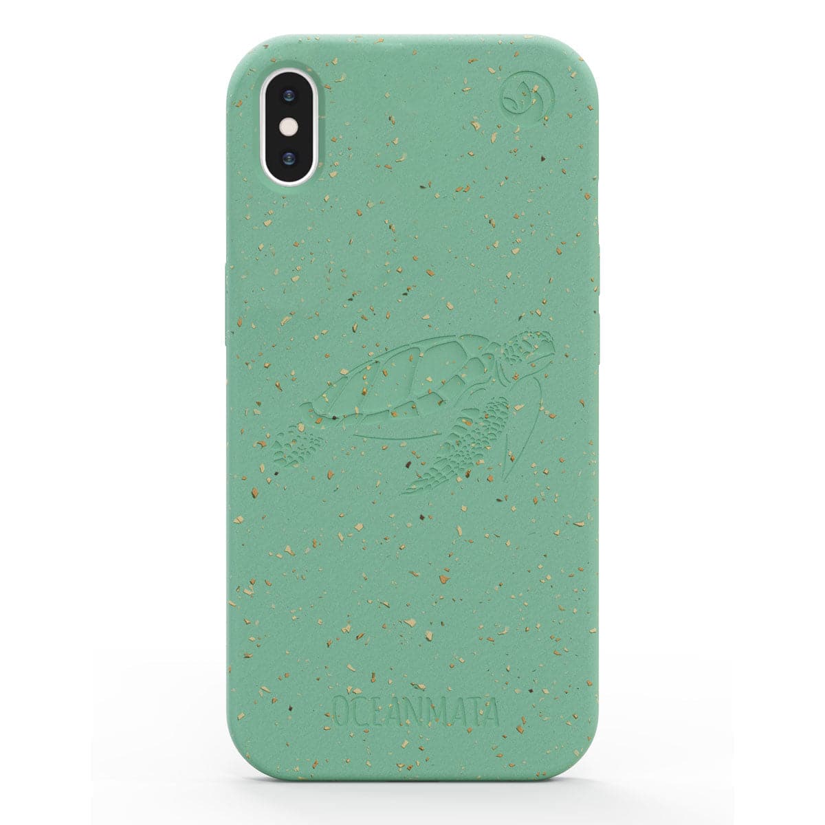 iPhone X/Xs case - green - "TURTLE" - sustainable