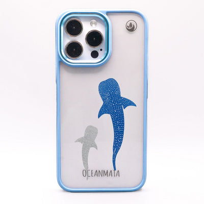Samsung S25 Case - Whale Shark Blue - "Whale Shark" - sustainable
