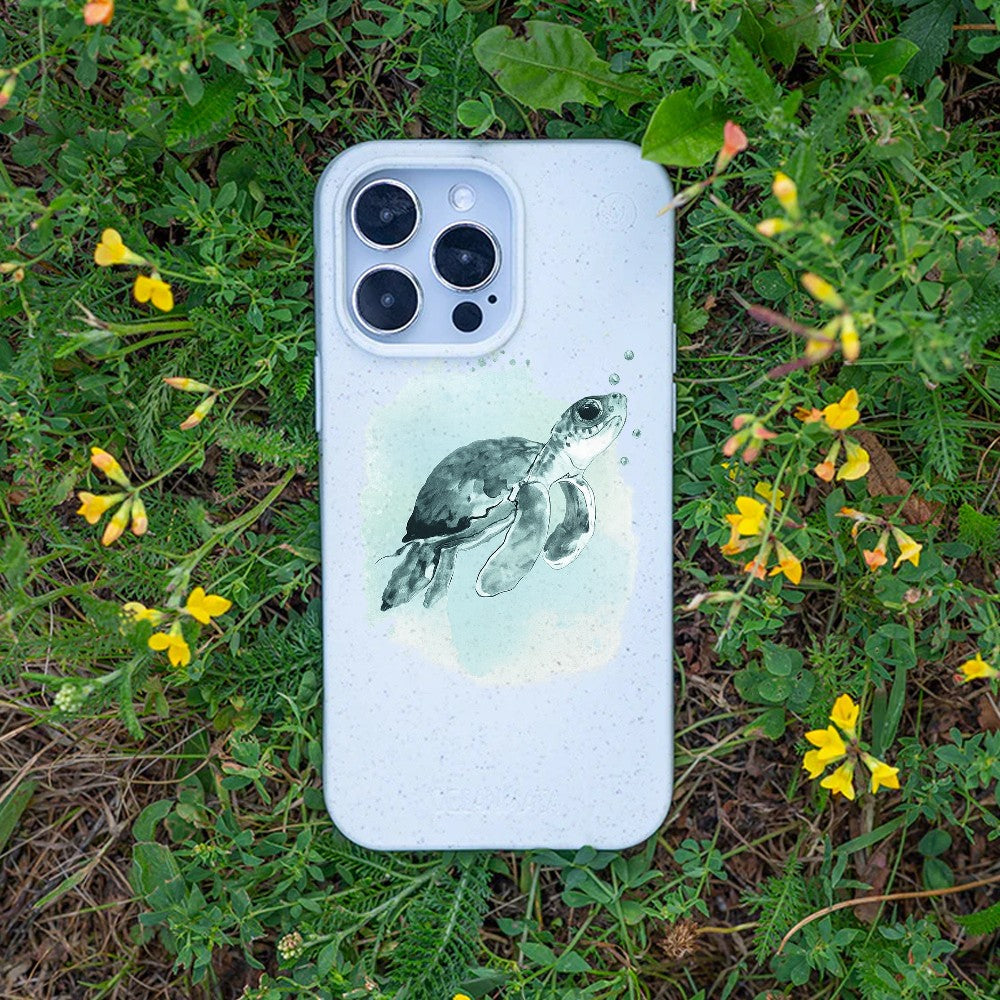 Biologisch abbaubare Handyhülle Samsung A55 Babyturtle — kompostierbar — Bonus