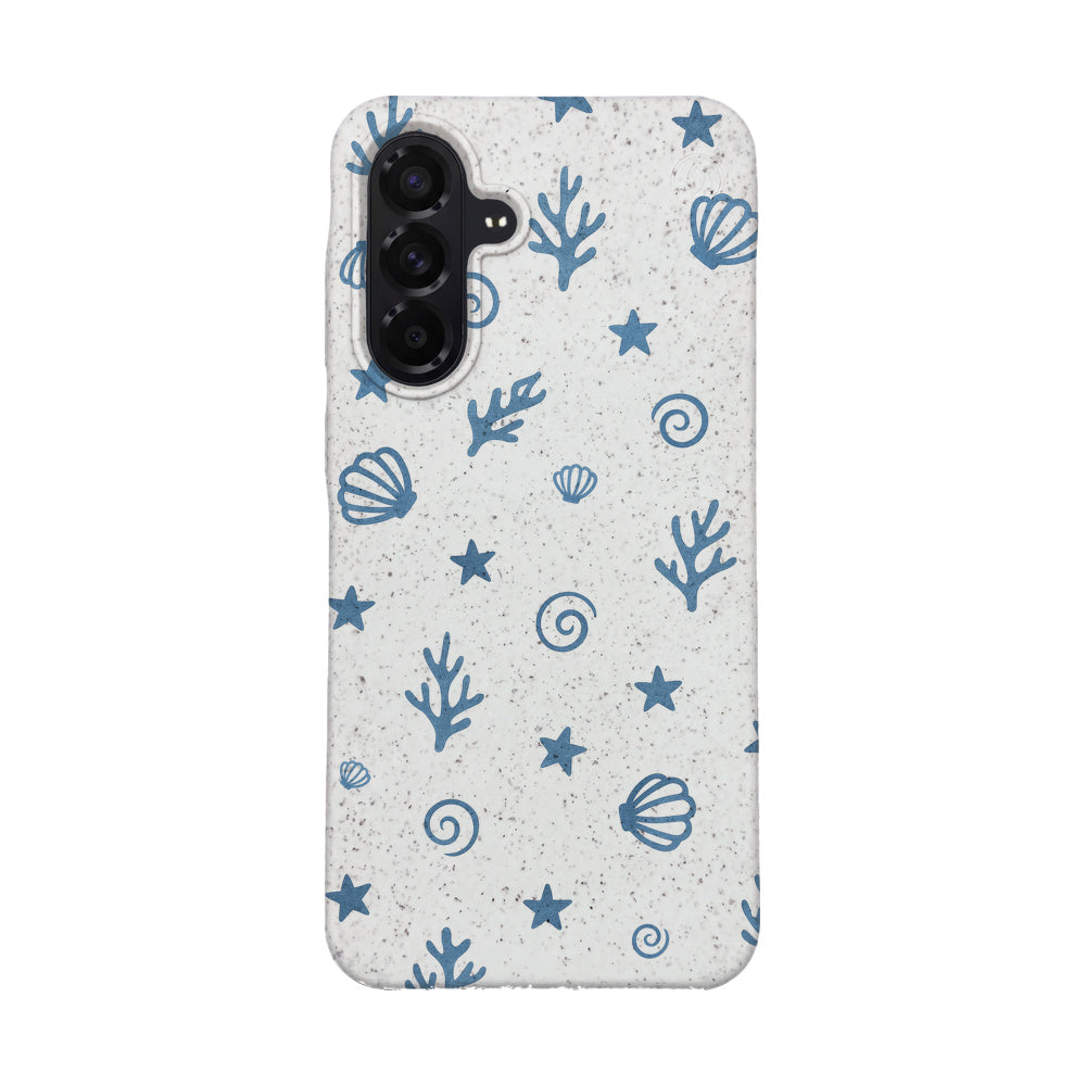 Samsung A56 Case - Coral White - "BlueCoralLife" - sustainable