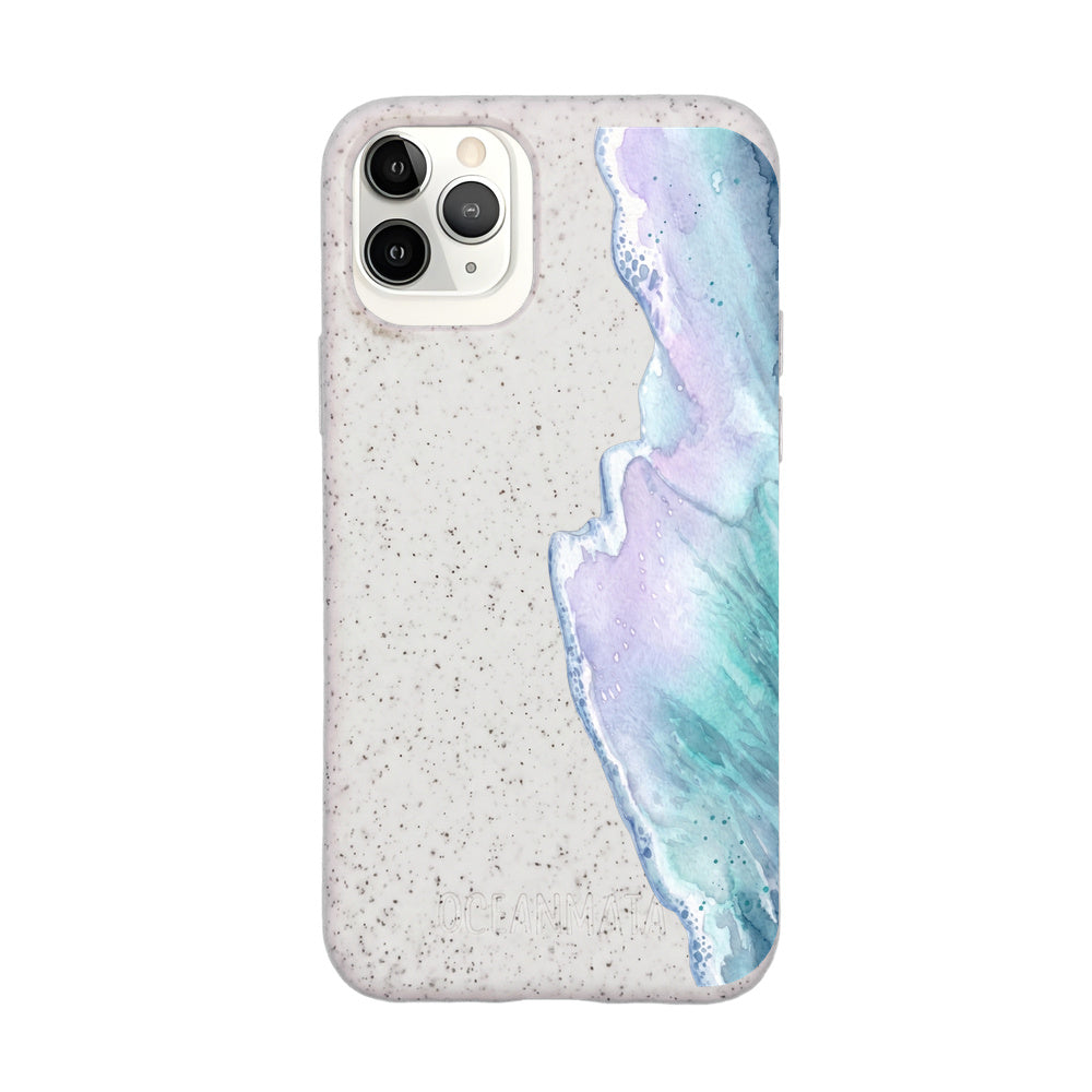 Biologisch abbaubare Handyhülle iPhone 11 pro Bluehour — kompostierbar — Vorderseite