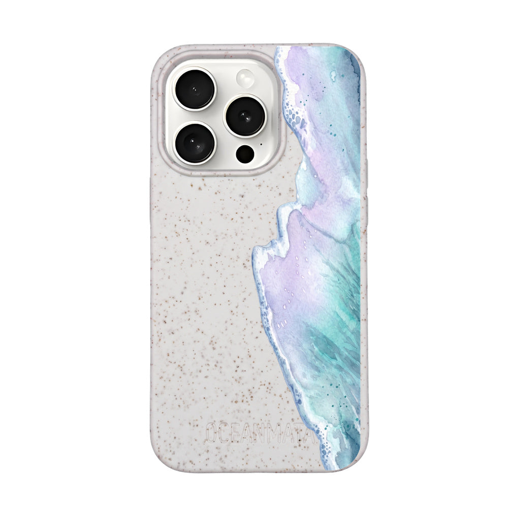 Biologisch abbaubare Handyhülle iPhone 15 pro max Bluehour — kompostierbar — Vorderseite