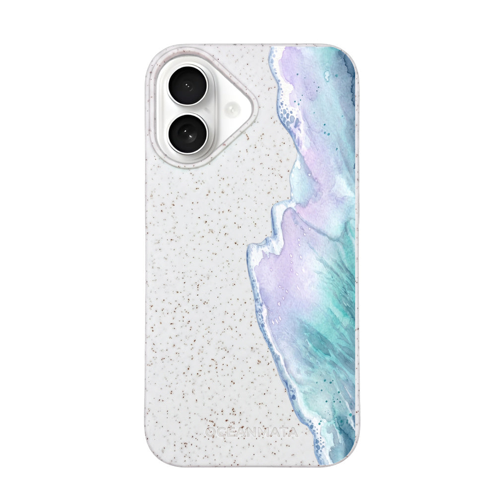 Biologisch abbaubare Handyhülle iPhone 16 Bluehour — kompostierbar — Vorderseite