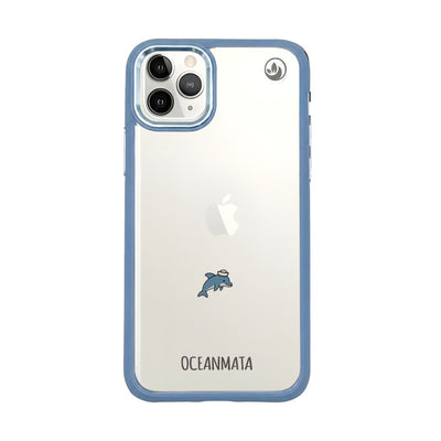 iPhone 11 Pro Case - Dolphin Blue - "Captain Dolphin" - sustainable