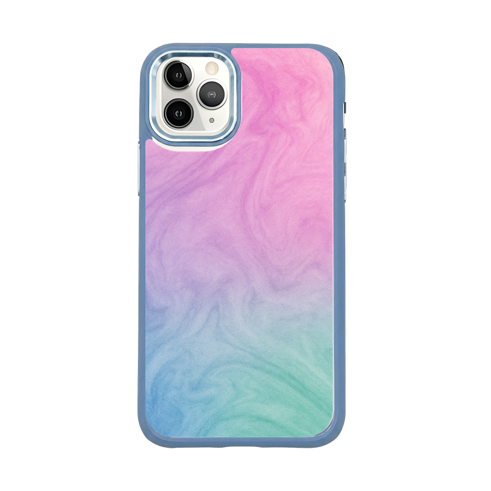 iPhone 11 pro case - "Colored Marble" - sustainable