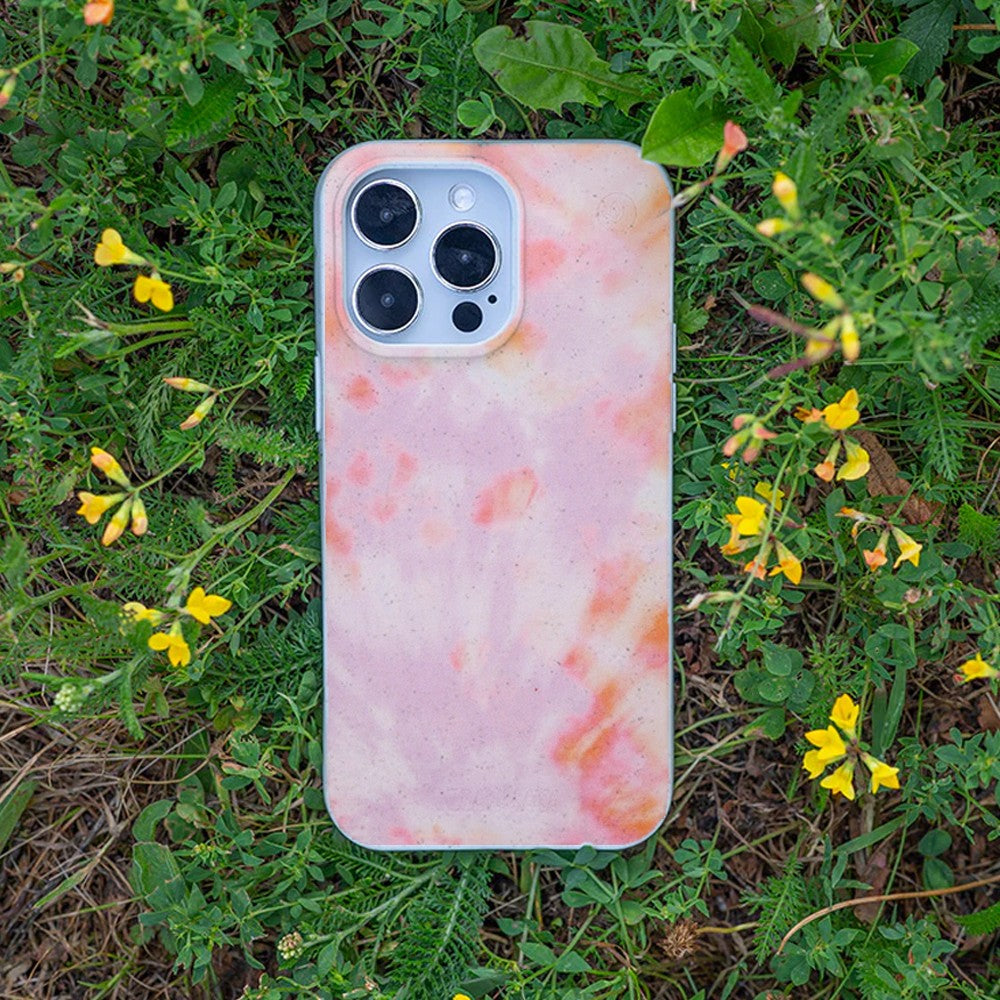 Biologisch abbaubare Handyhülle iPhone 14 pro Coralful — kompostierbar — Bonus