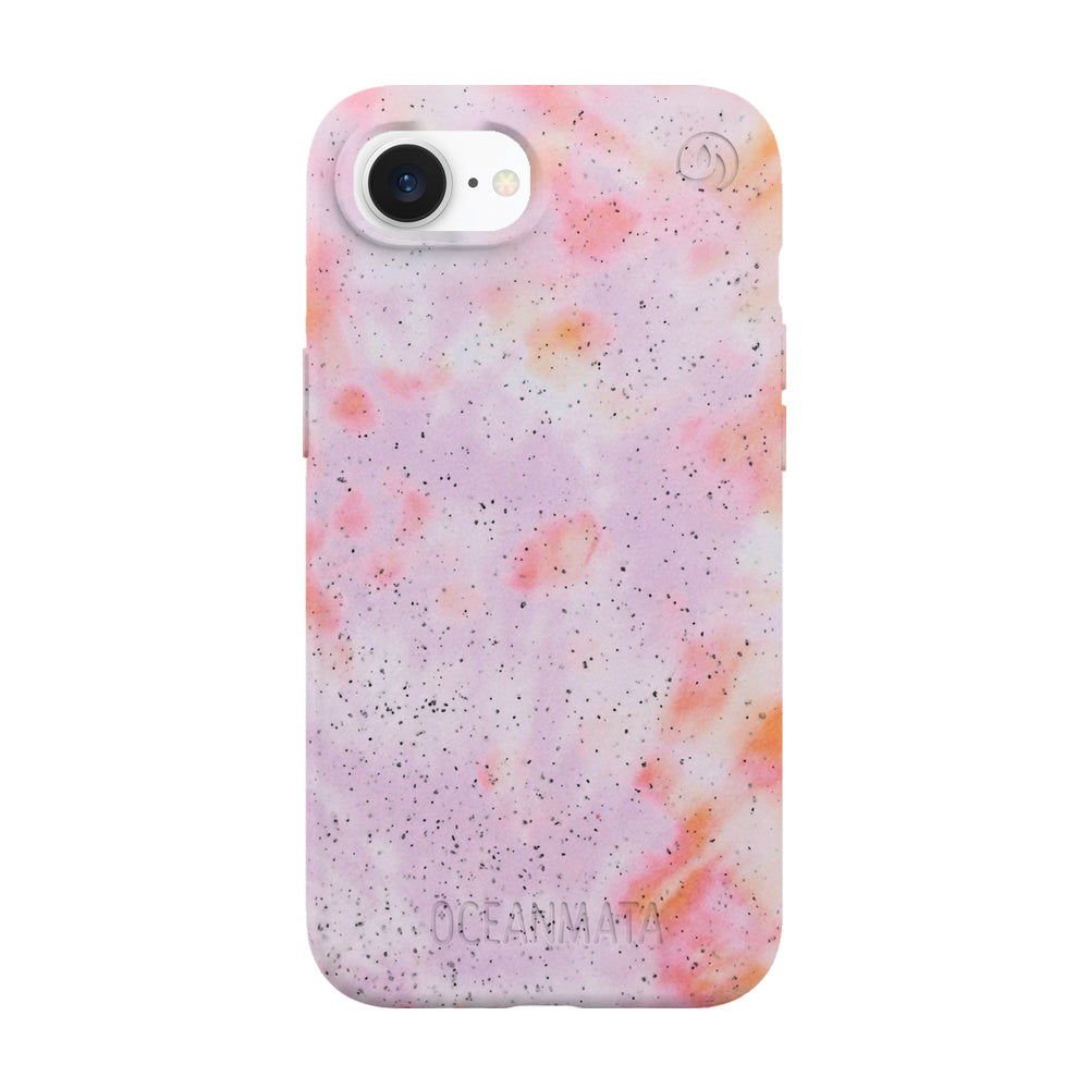 iPhone 16e/17e Case - Coral Orange - "Coralful" - Sustainable