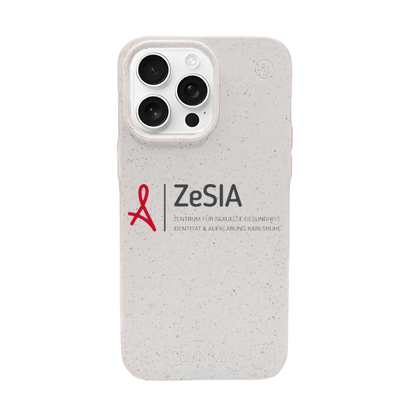 ZeSIA Karlsruhe × OceanMata Case White – iPhone 15 Pro (Pattern)