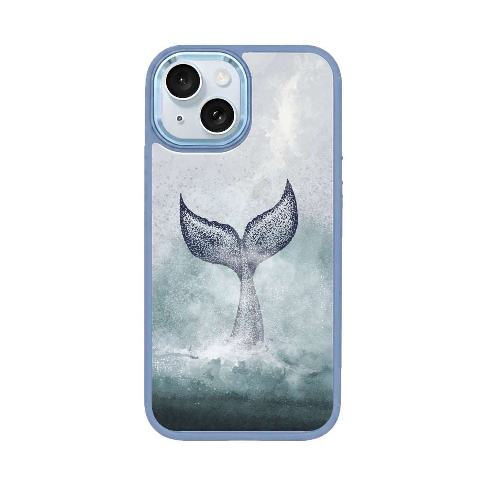 iPhone 15 Case - Dolphin Blue - "Dolphin" - Sustainable