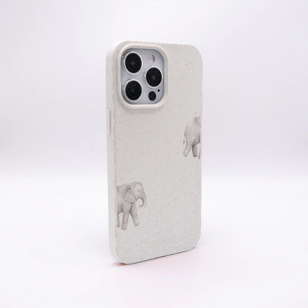 Samsung A55 Case - Elephant white - "Ele-Fant" - sustainable