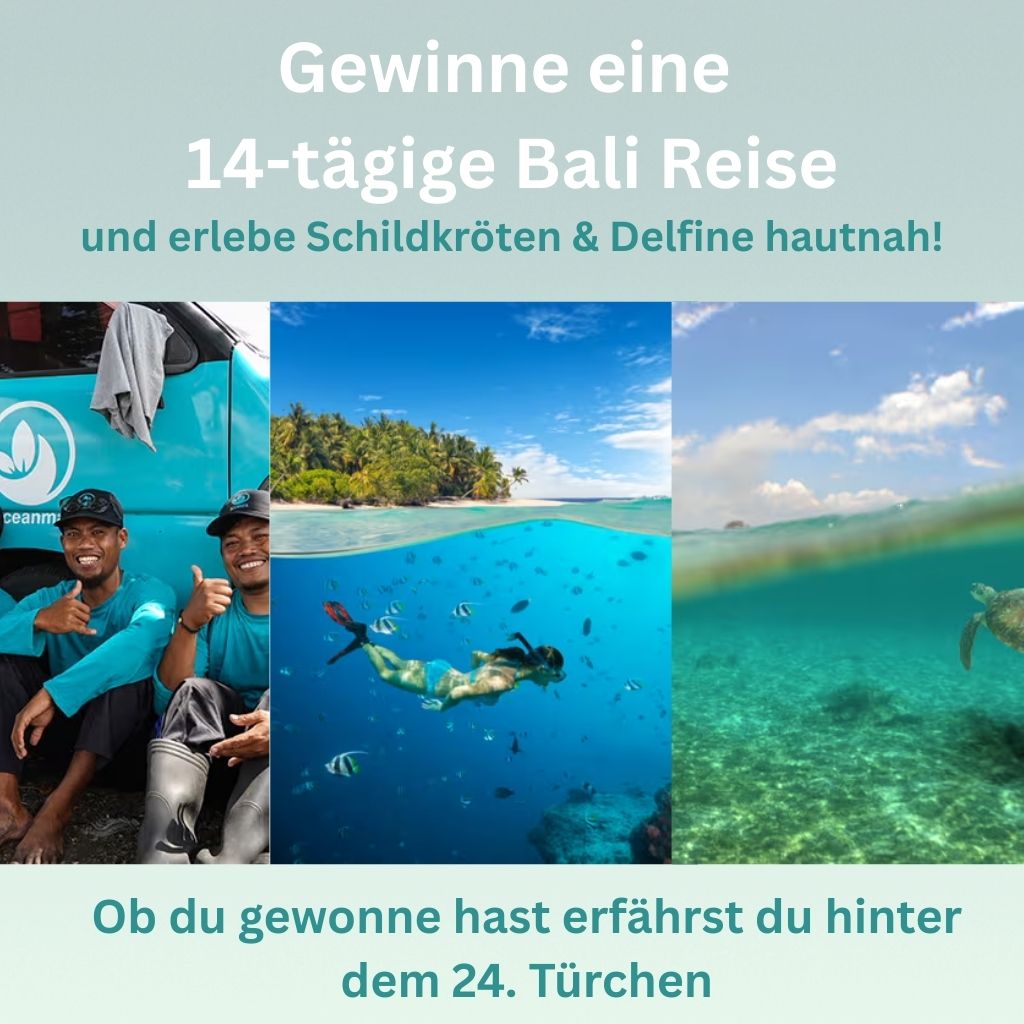 Gewinne eine 14-tägige Bali-Reise: ob du gewonnen hast, erfährst du hinter dem 24. Türchen