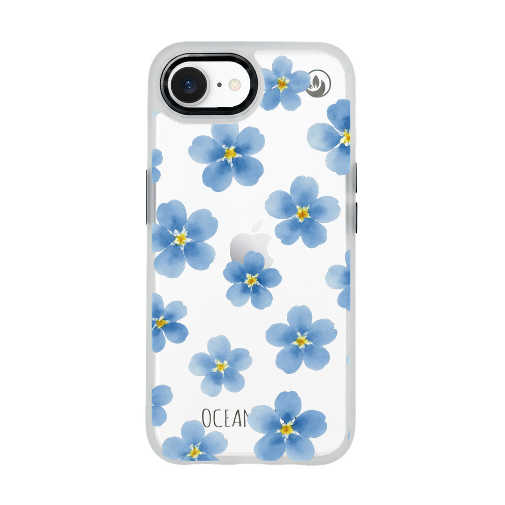 iPhone 16e case - forget-me-not - sustainable