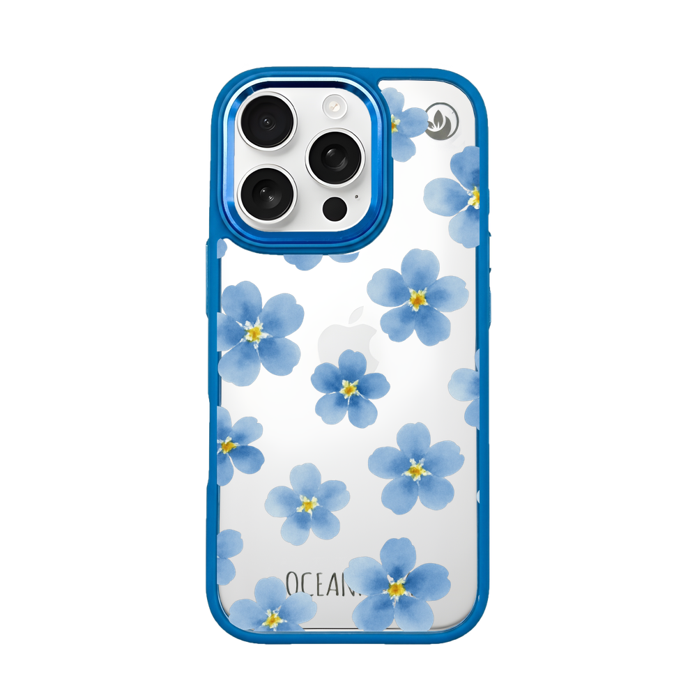 iPhone 16 pro case - forget-me-not - sustainable
