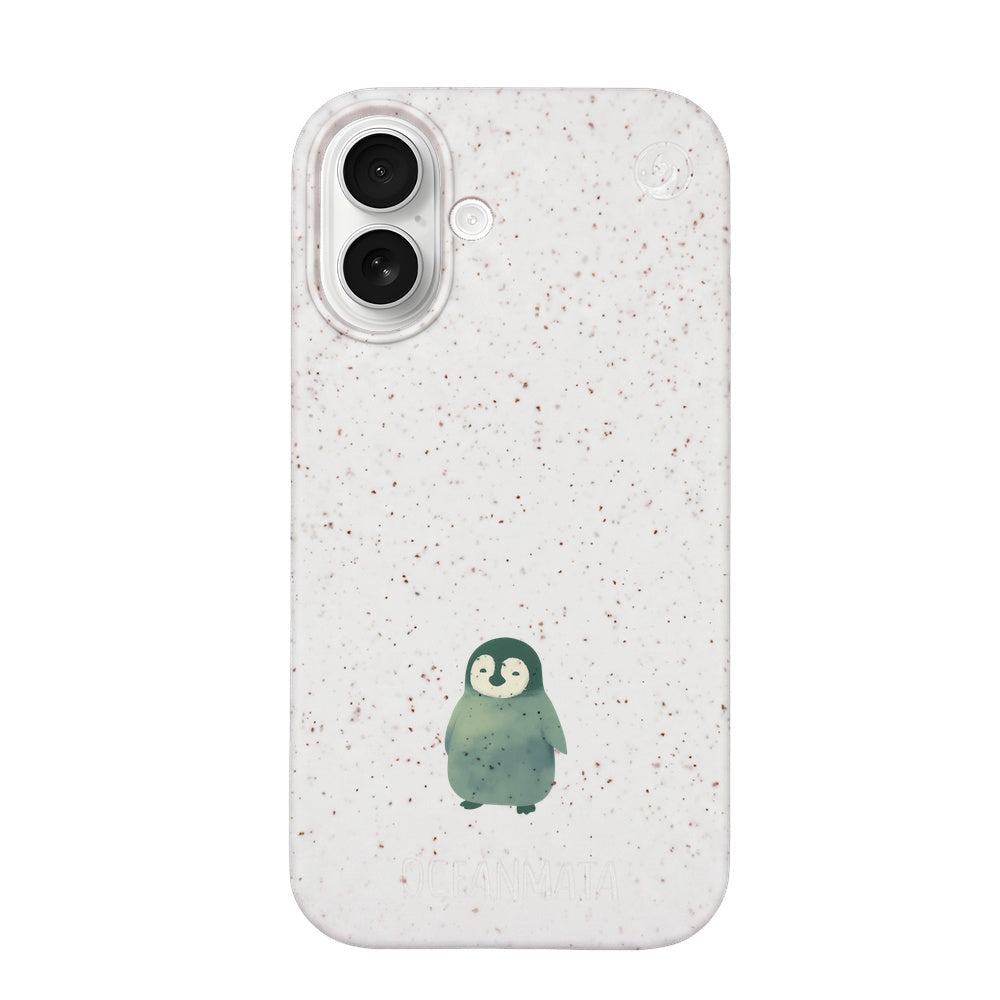 iPhone 17 Case - Penguin white - "HappyPenguin" - sustainable