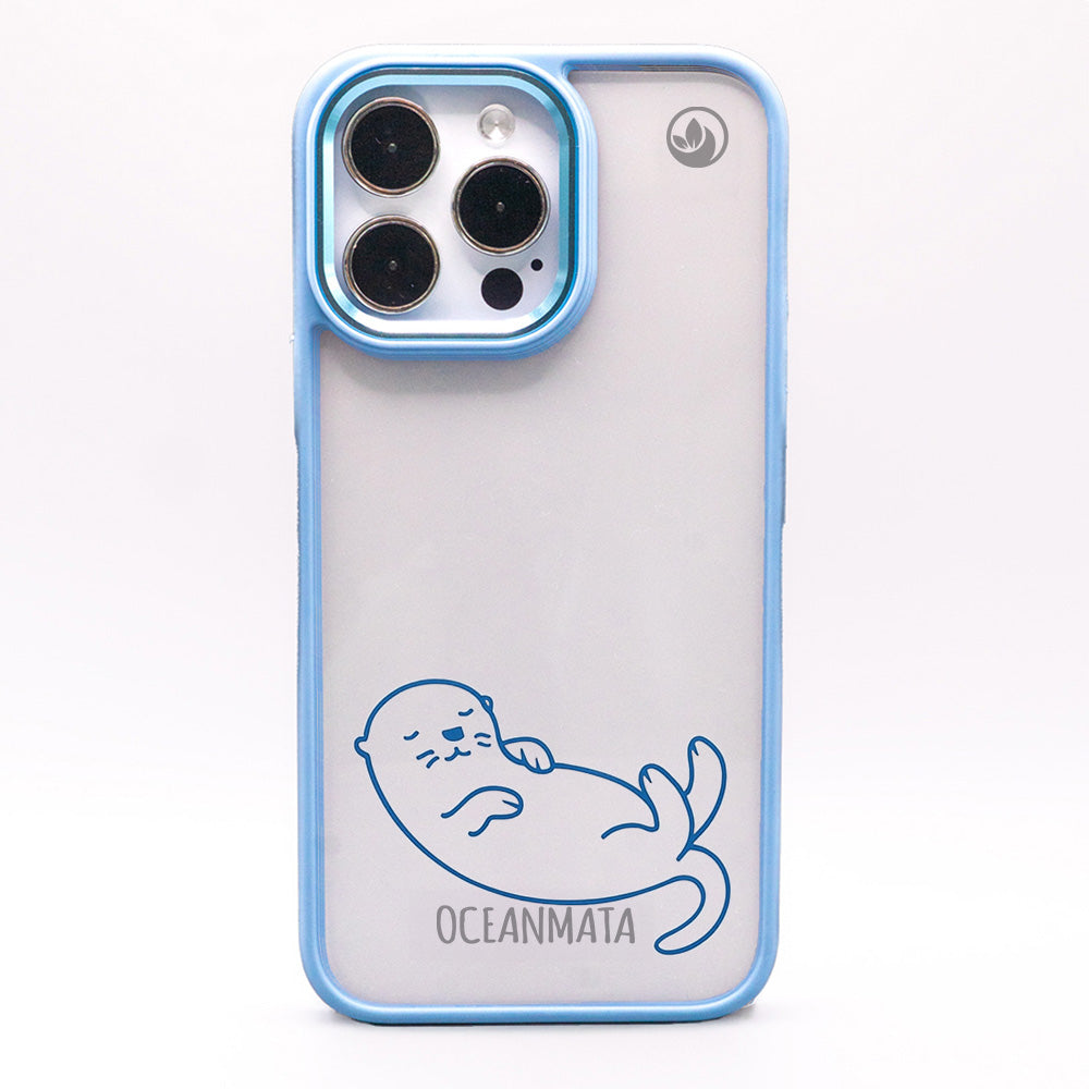 iPhone 12 pro / iPhone 12 case - Otter blue - sustainable