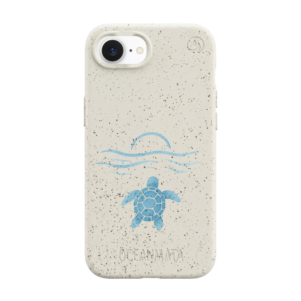iPhone 16e/17e Case - White - "Into the Sun" - Sustainable