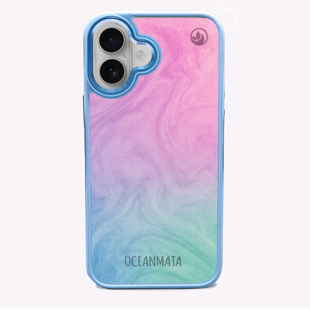 iPhone 16 Case - "Colored Marble" - sustainable