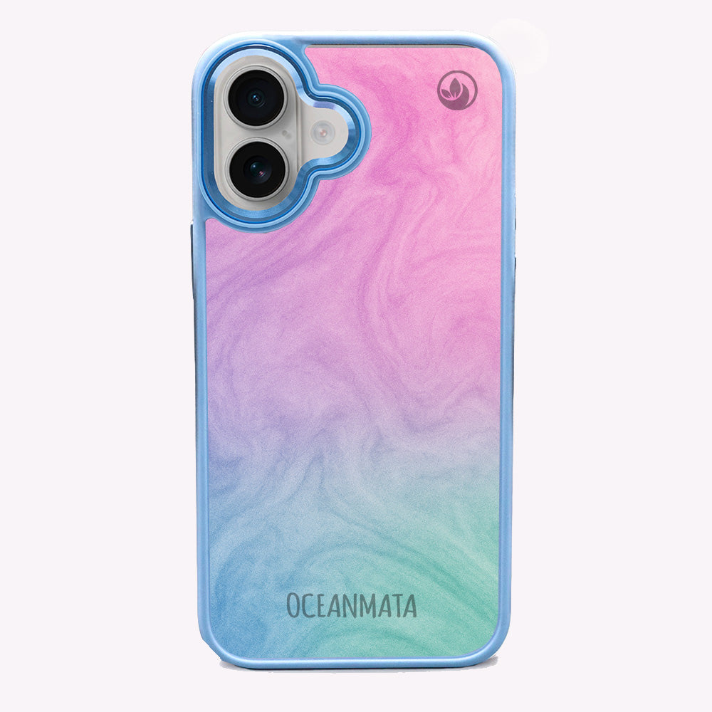 iPhone 16 Case - "Colored Marble" - sustainable