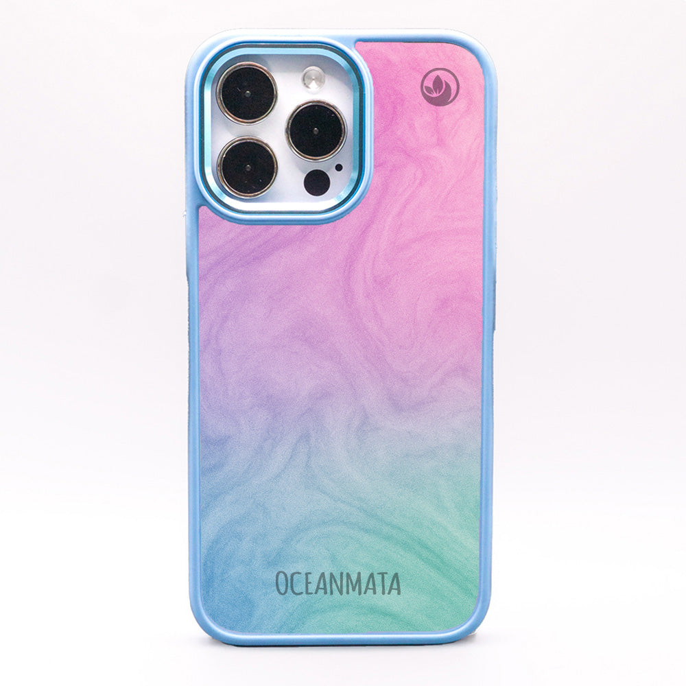 iPhone 15 Case - "Colored Marble" - sustainable