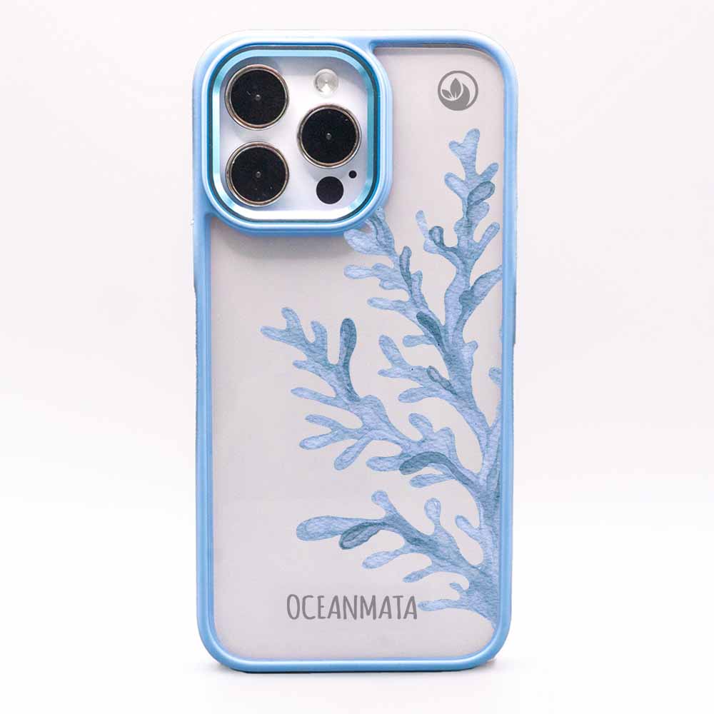 iPhone 16 pro max Hülle - Coral blau - "CoralBlue" - nachhaltig