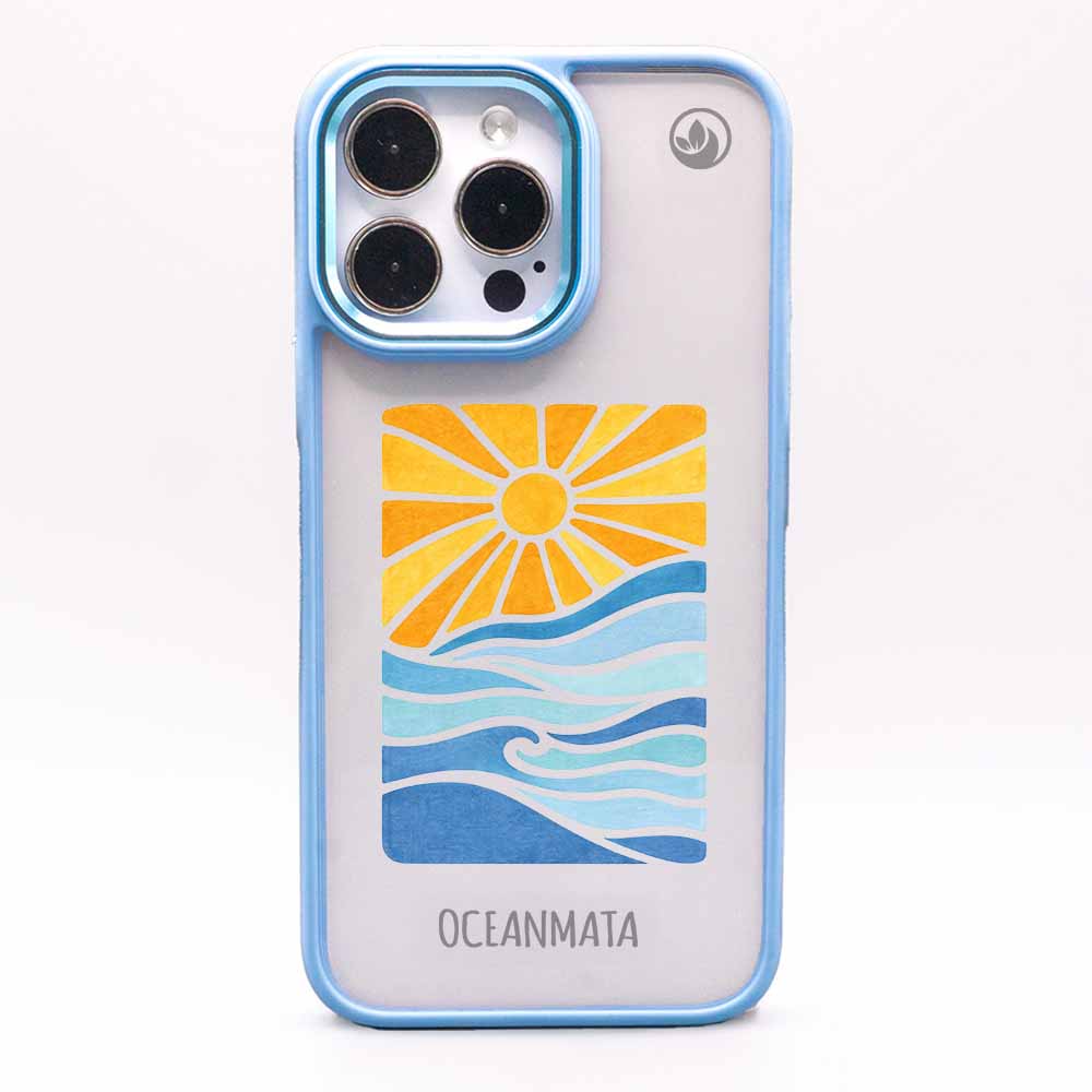 iPhone 11 pro Hülle - Meer blau - "Sun&Sea" - nachhaltig