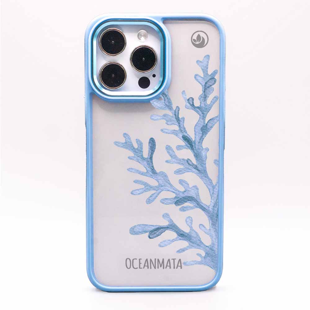 iPhone 16 pro max Hülle - Coral blau - "CoralBlue" - nachhaltig