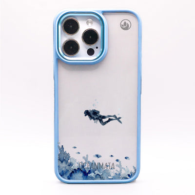 iPhone 15 Pro Case - Diver Blue - "DeepDive" - sustainable
