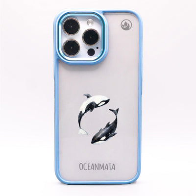 iPhone 15 pro Hülle - Orca blau - "OrcaFlow" - nachhaltig