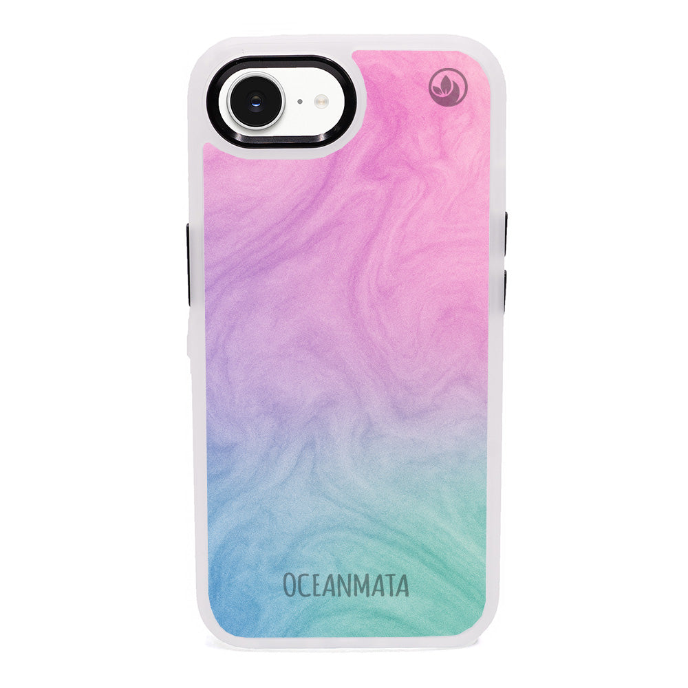 iPhone 16e Case - "Colored Marble" - sustainable