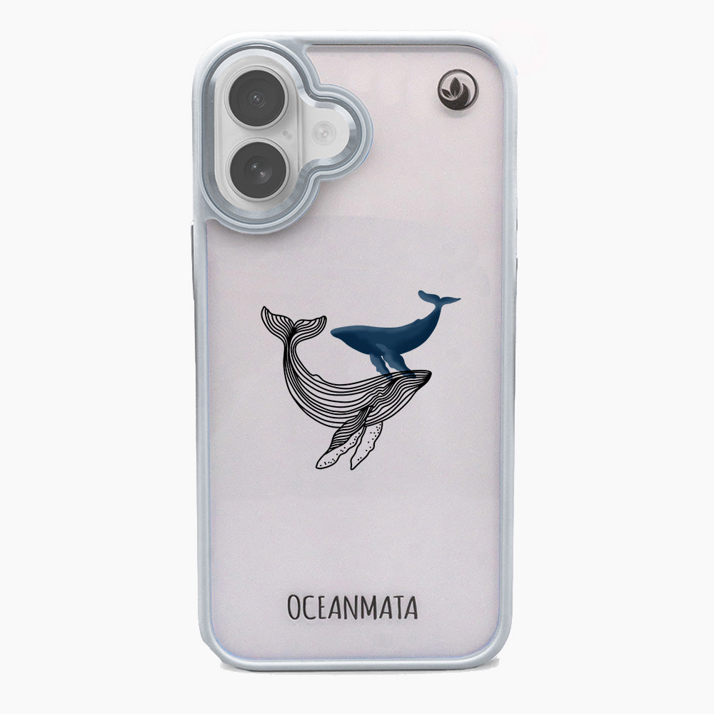 iPhone 17 Case - Whale Blue - "BlueWhale" - sustainable