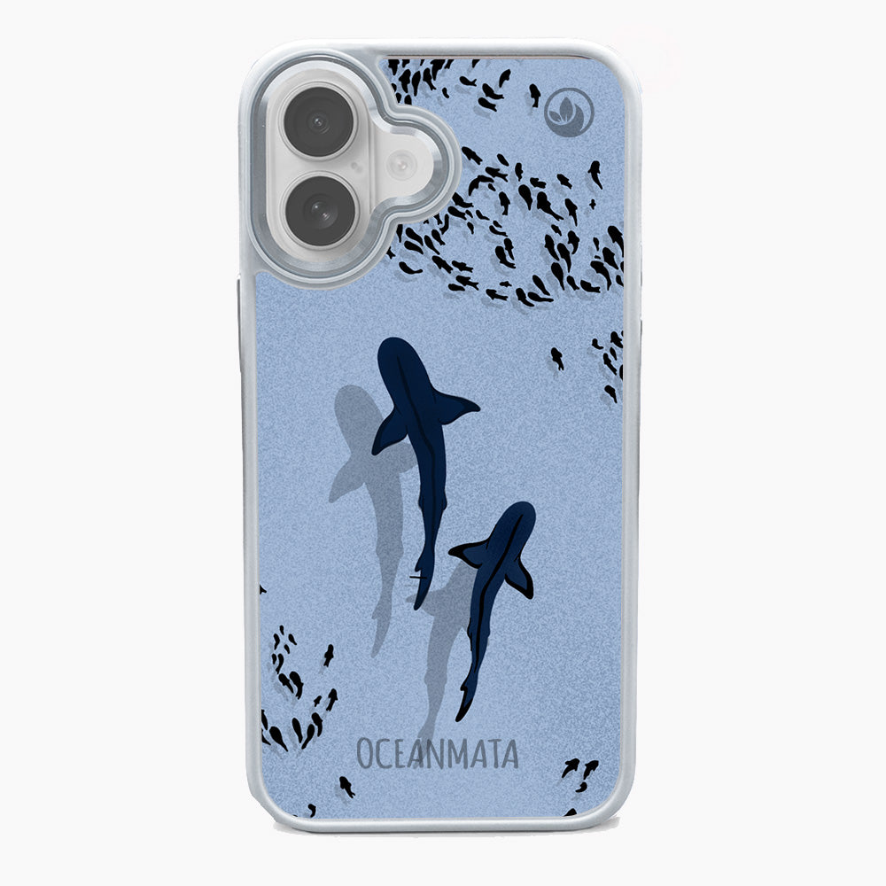 iPhone 17 Case - Shark Blue - "Into the blue" sustainable