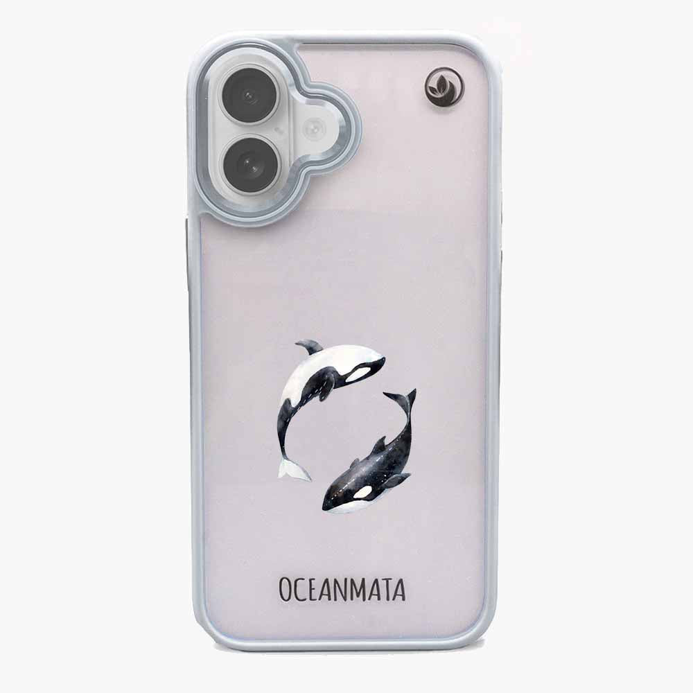 iPhone 17 Hülle - Orca blau - "OrcaFlow" - nachhaltig