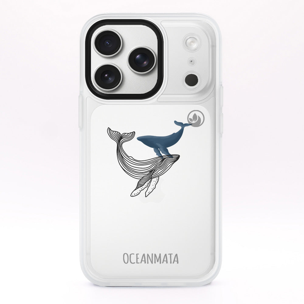 iPhone 17 pro max case - whale blue - "BlueWhale" - sustainable
