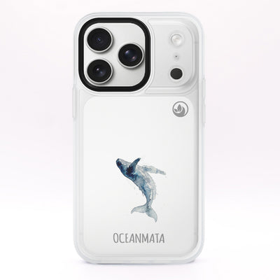 iPhone 17 Pro Max Case - Whale Blue - "Joy" - sustainable