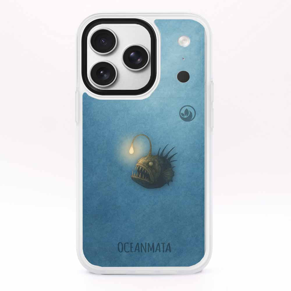 iPhone 17 pro max Hülle - Anglerfisch blau - "Sour" - nachhaltig