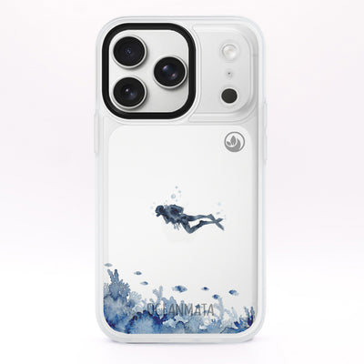 iPhone 17 Pro Max Case - Diver Blue - "DeepDive" - sustainable